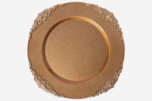 Sousplat para Ch� Dourado