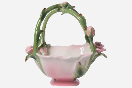 Cesta Elis Cole��o Rosas