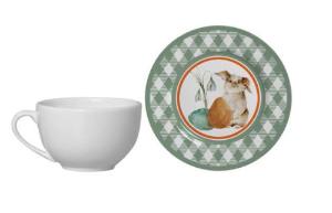 X�cara de Ch� com Pires Bunny P�scoa