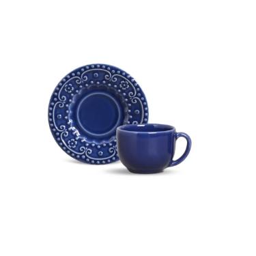 X�cara de Ch� com Pires Esparta Azul