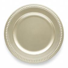 Sousplat Galles Dots Champagne