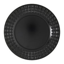 Sousplat Galles Diamonds Black Matte