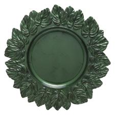 Sousplat Leaf Olive Antique