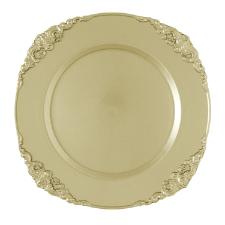 Sousplat Cha Galles Barroco Champagne