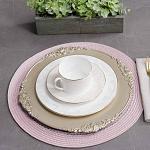 Sousplat Cha Galles Barroco Champagne