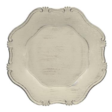 Sousplat Corinto Ivory