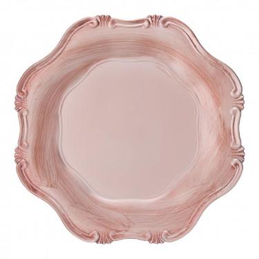 Sousplat Corinto Rose Gold Antique