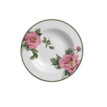 Prato Fundo Peony Rose