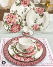Prato Fundo Peony Rose