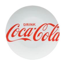 Jogo 2 Pratos de Jantar Coca-Cola Drink Branco