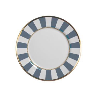Prato de Sobremesa Blue Strip