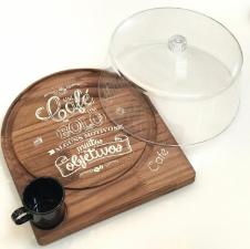 Kit Boleira R�stica com Canequinha