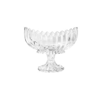 Centro de Mesa de Cristal com P� Geneva