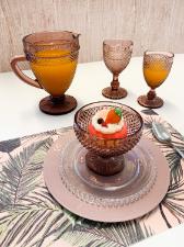 Sousplat Pl�stico Rosa 25cm