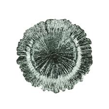 Sousplat de Plastico Prateado