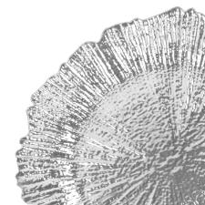 Sousplat de Plastico Prateado