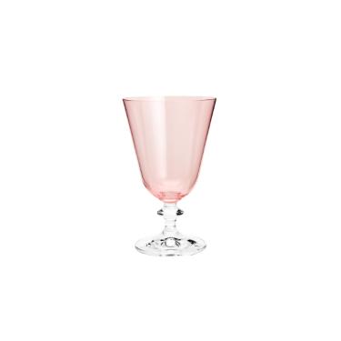Conjunto 6 Ta�as para Vinho Bella Rose Quartz 350ml