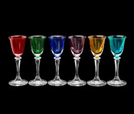 Conjunto com 6 Ta�as para Licor Kleopatra Branta Sortida 50ml