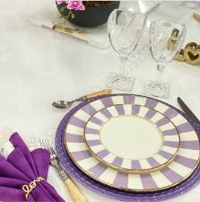 Caminho de Mesa Branco com Borda Branca Rafimex 40x220