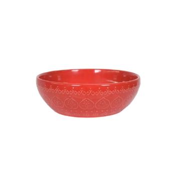 Bowl Relieve Vermelho