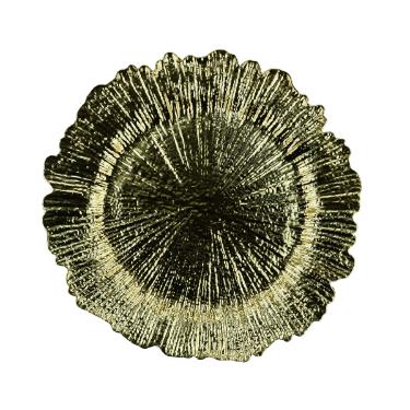 Sousplat de Plastico Dourado