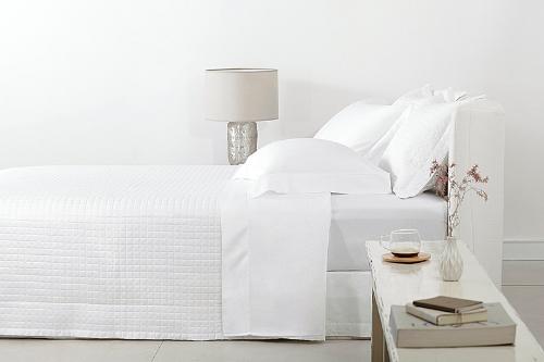 JOGO DE CAMA CASAL 270 FIOS BUD VISION NEW COLORS BRANCO