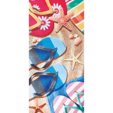 TOALHA DE PRAIA AVELUDADA SANDALS 76 X 1.52 CM - DOHLER