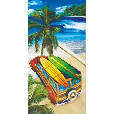 TOALHA DE PRAIA AVELUDADA SURF TRIP 76 X 1.52 CM - DOHLER