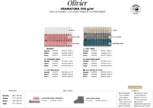 TOALHA DE BANHO OLIVIER 48 X 80 CM CINZA - KARSTEN