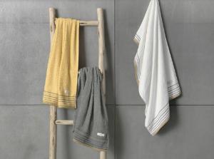 TOALHA DE ROSTO MAIA 48 X 80 CM CINZA - KARSTEN