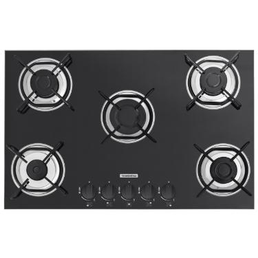 Fogao Cooktop 5 Bocas Tramontina 5GG 70 Bivolt Glass Brasil