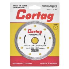 Disco Diamantado Porcelanato 110mm Furo de 20mm - Cortag