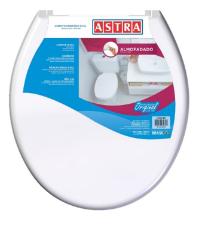 Assento Sanit�rio Oval Almofadado Branco Astra TPK/AS BR1