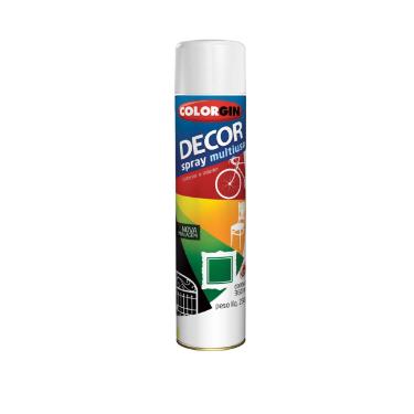 Tinta Spray Multiuso Branco Fosco Decor Colorgin