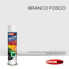 Tinta Spray Multiuso Branco Fosco Decor Colorgin
