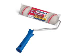 Rolo Para Pintura N�o Respinga Econ 10mmX23cm com Cabo - CASTOR