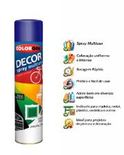 Tinta Spray Multiuso Decor Azul Colonial 861