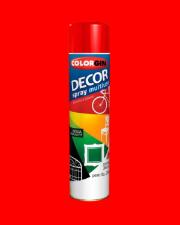 Tinta Spray Multiuso Decor Metal Vermelho 877