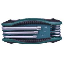 JOGO CHAVES TORX TIPO CANIVETE COM 8 PE�AS - SATA ST09123SJ