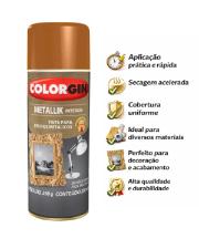 Tinta Spray Colorgin Metallik Cobre 54