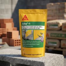 Aditivo Impermeabilizante Para Reboco, Argamassa e Concreto Sika 1 Sachet 1LT
