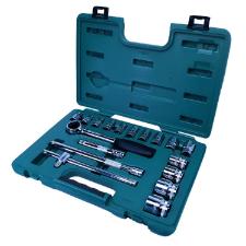 Jogo De Soquetes Estriados 1/2 Polegada 18 Pe�as SATA ST09203SJ