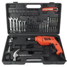 Furadeira de Impacto 1/2  Black + Decker HD565K com Kit Box Ferramentas 550W