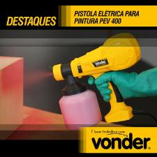 Pistola Pintura El�trica 400W 220V Vonder Pev400