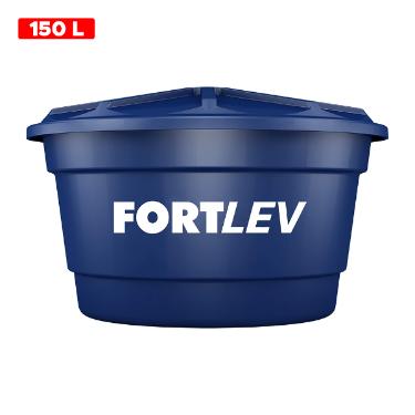 Caixa D'agua 150 Litros Pvc com Tampa - Fortlev