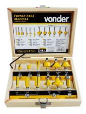 Jogo De Fresas para Tupia 6Mm 12 Pe�as Vonder