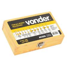 Jogo De Fresas para Tupia 6Mm 12 Pe�as Vonder