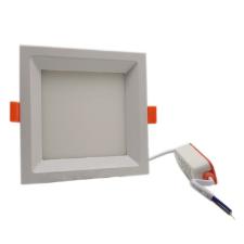 Painel LED Recuado 10W Alum�nio Embutir Quadrado IP20 Luz Branca 80626004 Blumenau