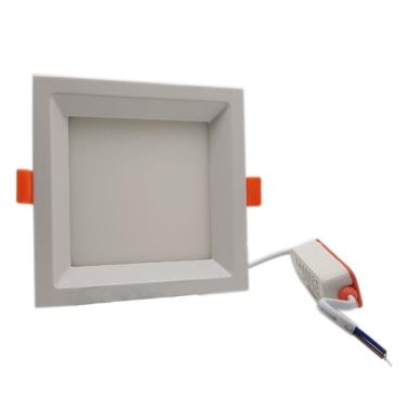 Painel LED Recuado 22W Alum�nio Embutir Quadrado IP20 Luz Branca 80666004 Blumenau