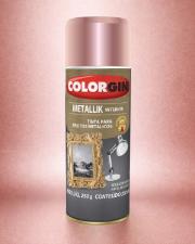 Tinta Spray Colorgin Metalki Rose Gold